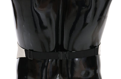 Dolce & Gabbana Weißer Herren Taillengürtel 100% Seide Kummerbund