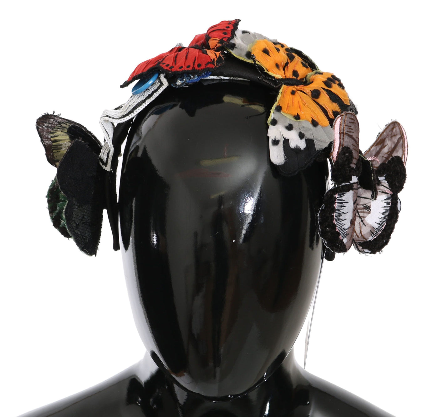 Dolce & Gabbana Tiara Floral Schmetterling Pailletten Diadem Stirnband