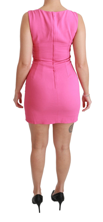 Dolce & Gabbana Rosa Stretch-Mini-Bodycon-Kleid