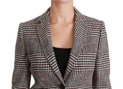 Dolce & Gabbana Multicolor Trench Knielange Jacke Mantel