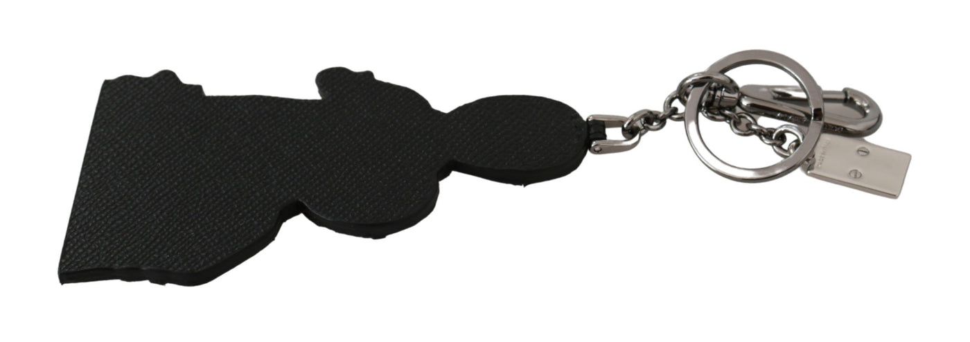 Dolce & Gabbana Leder Dominico Stefano #DGFAMILY Logo-Schlüsselanhänger