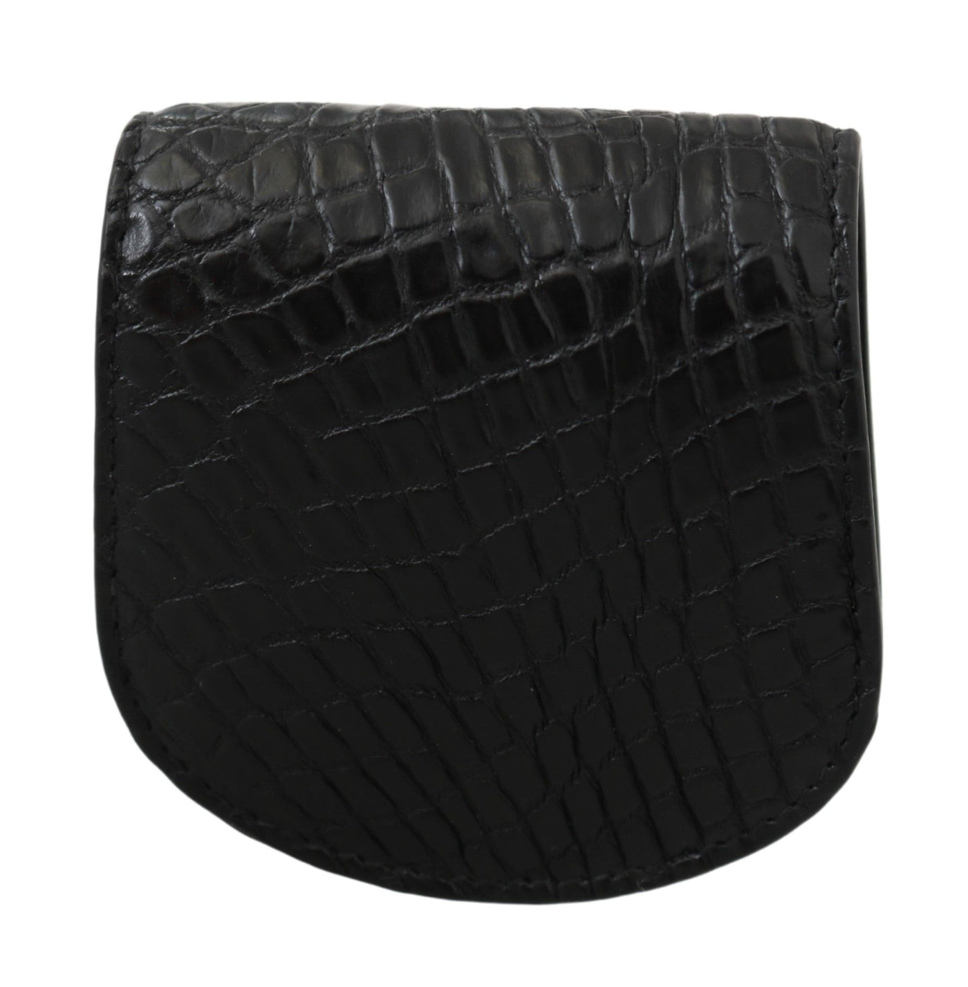 Dolce & Gabbana Schwarzes exotisches Skin Taschenkondom Etui Halter