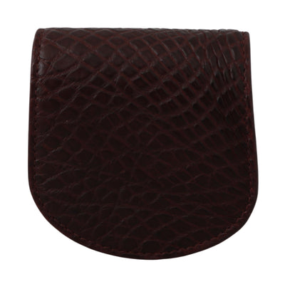 Dolce & Gabbana Brauner Exotenhaut-Taschenkondom-Etui-Halter