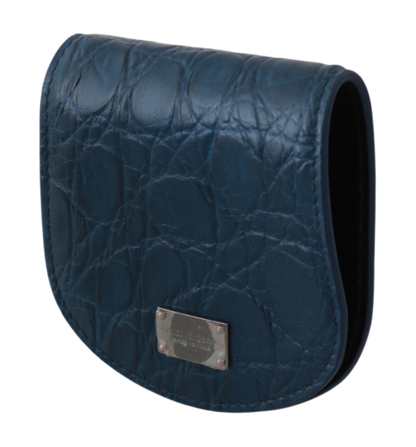 Dolce & Gabbana Blaue Ledertasche mit Kondomhalter