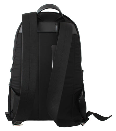 Dolce & Gabbana Schwarzes Goldenes Schwein des Jahres Schulrucksack