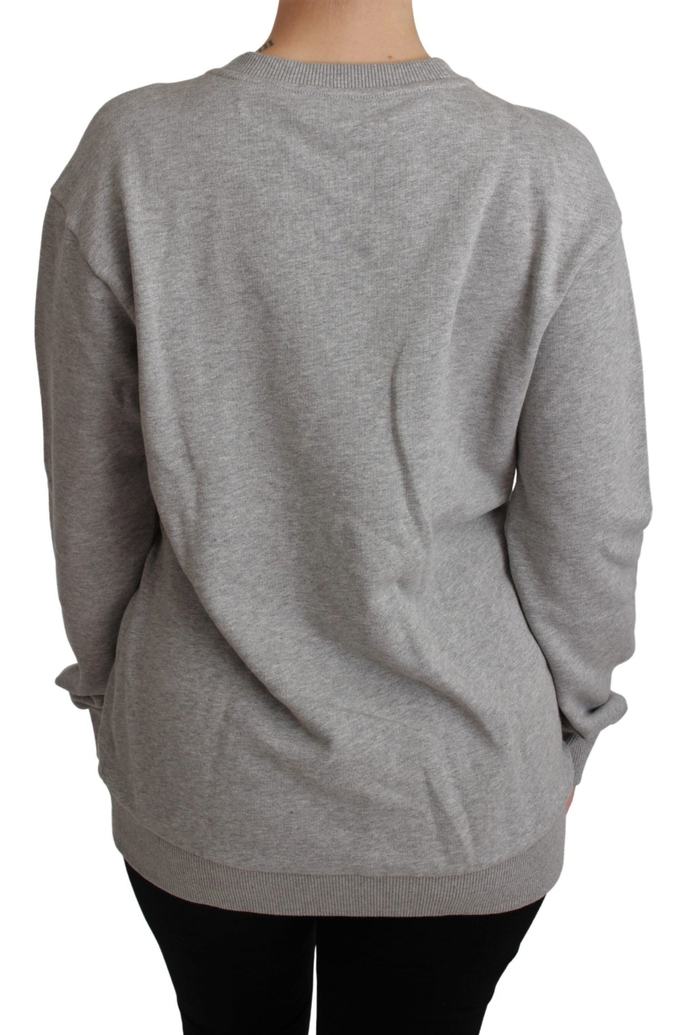 Dolce & Gabbana Grauer Baumwollpullover #dgfamily