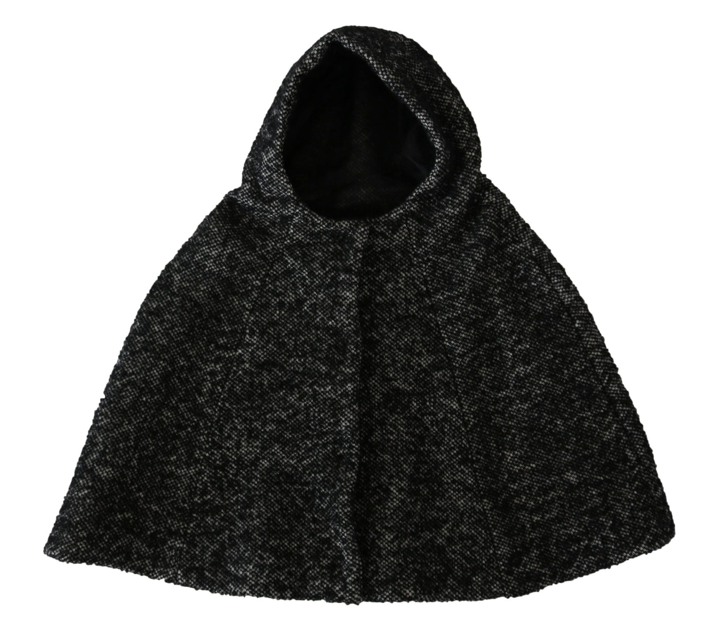 Dolce & Gabbana Grau Tweet Wolle Kaftan Jacke Mantel Top
