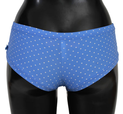 Ermanno Scervino Blaue Shorts Strandbekleidung Bikiniunterteil Badeanzug