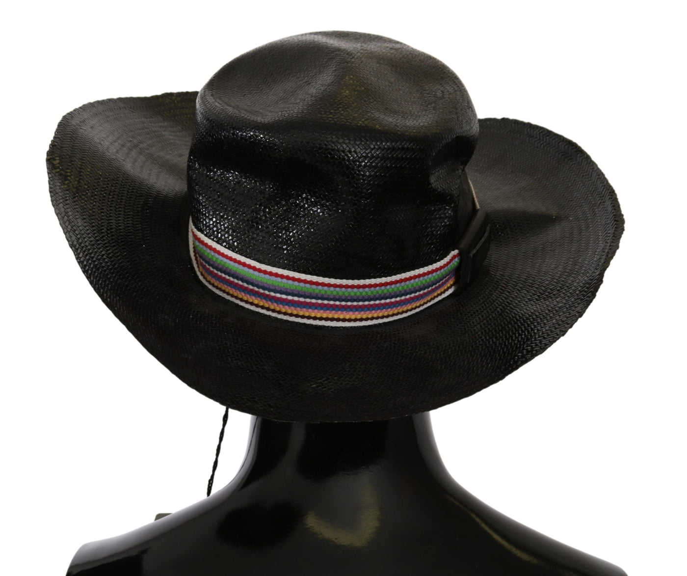 Costume National Schwarzer Cowboyhut mit breiter Krempe