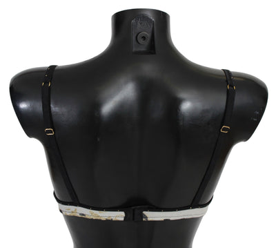 Just Cavalli Weißer Polyester-Elasthan-Push-up-BH Unterwäsche
