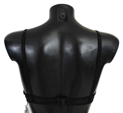 Roberto Cavalli Schwarz Rosa Spitze Push Up BH Unterwäsche
