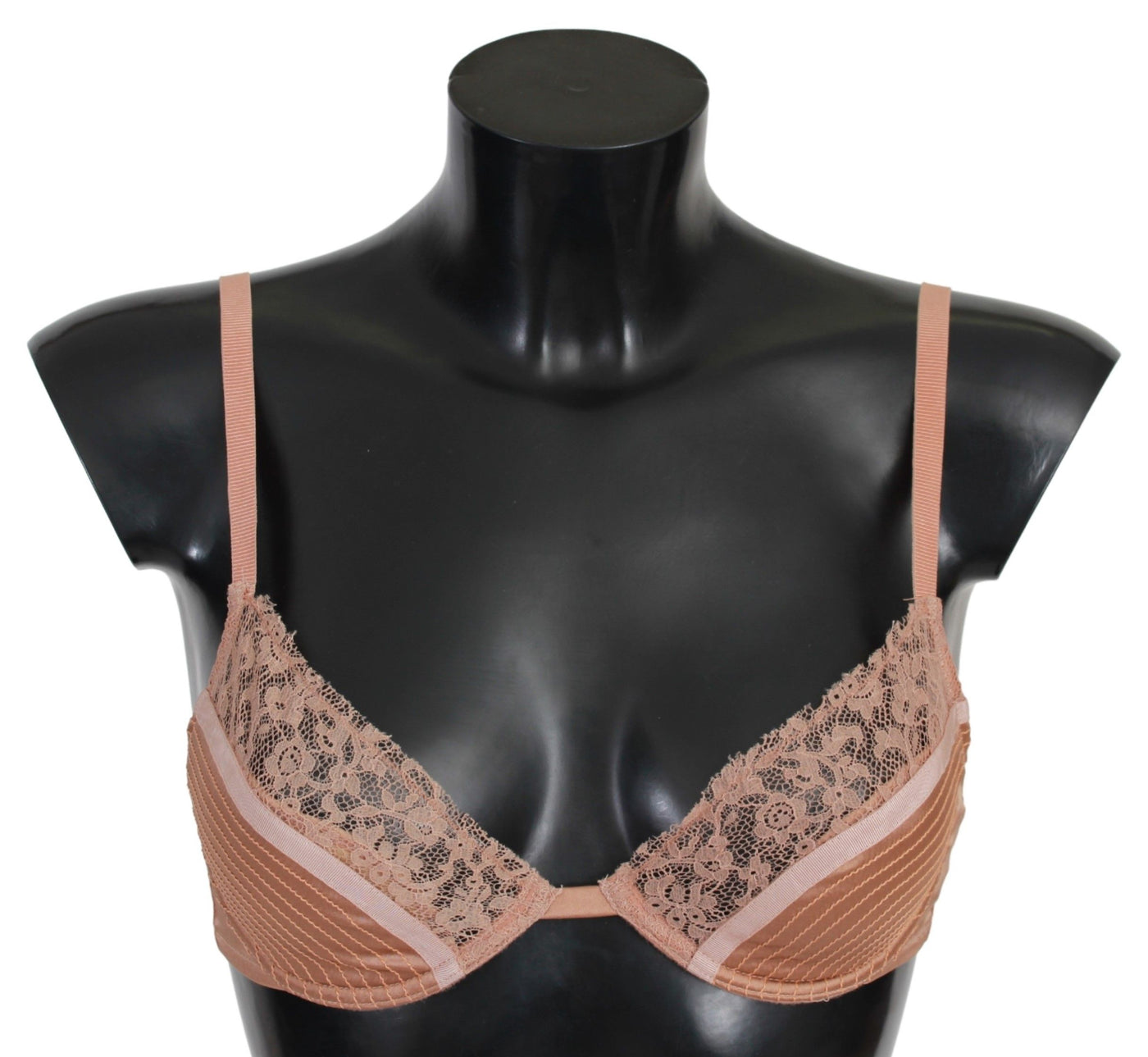 Ermanno Scervino Nackte Spitze Push Up Seidenunterwäsche