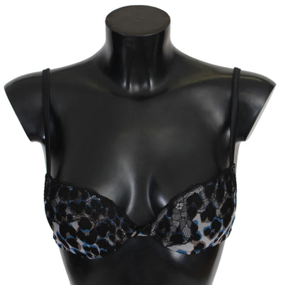 Roberto Cavalli Schwarze Spitze Reggiseno Nylon BH Unterwäsche