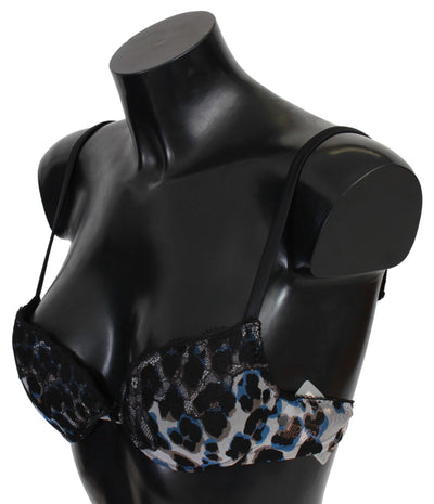 Roberto Cavalli Schwarze Spitze Reggiseno Nylon BH Unterwäsche