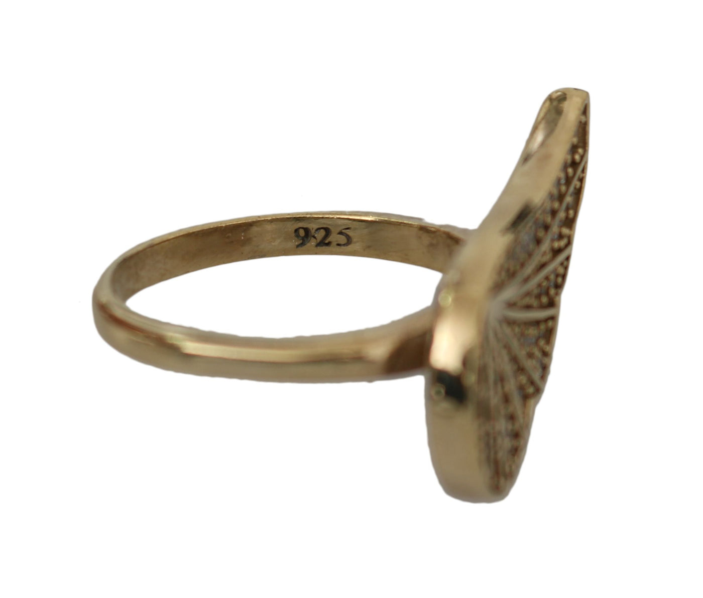 Nialaya Gold Wing Klar CZ 925 Silber Authentisch Frauen