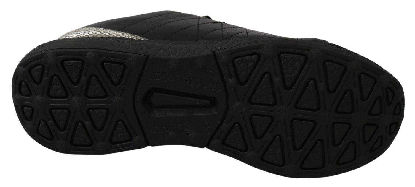 Philipp Plein Schwarz Casual Running Turnschuhe Schuhe