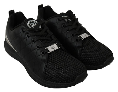 Philipp Plein Schwarz Casual Running Turnschuhe Schuhe
