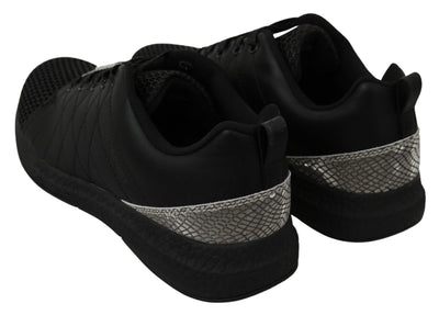Philipp Plein Schwarz Casual Running Turnschuhe Schuhe