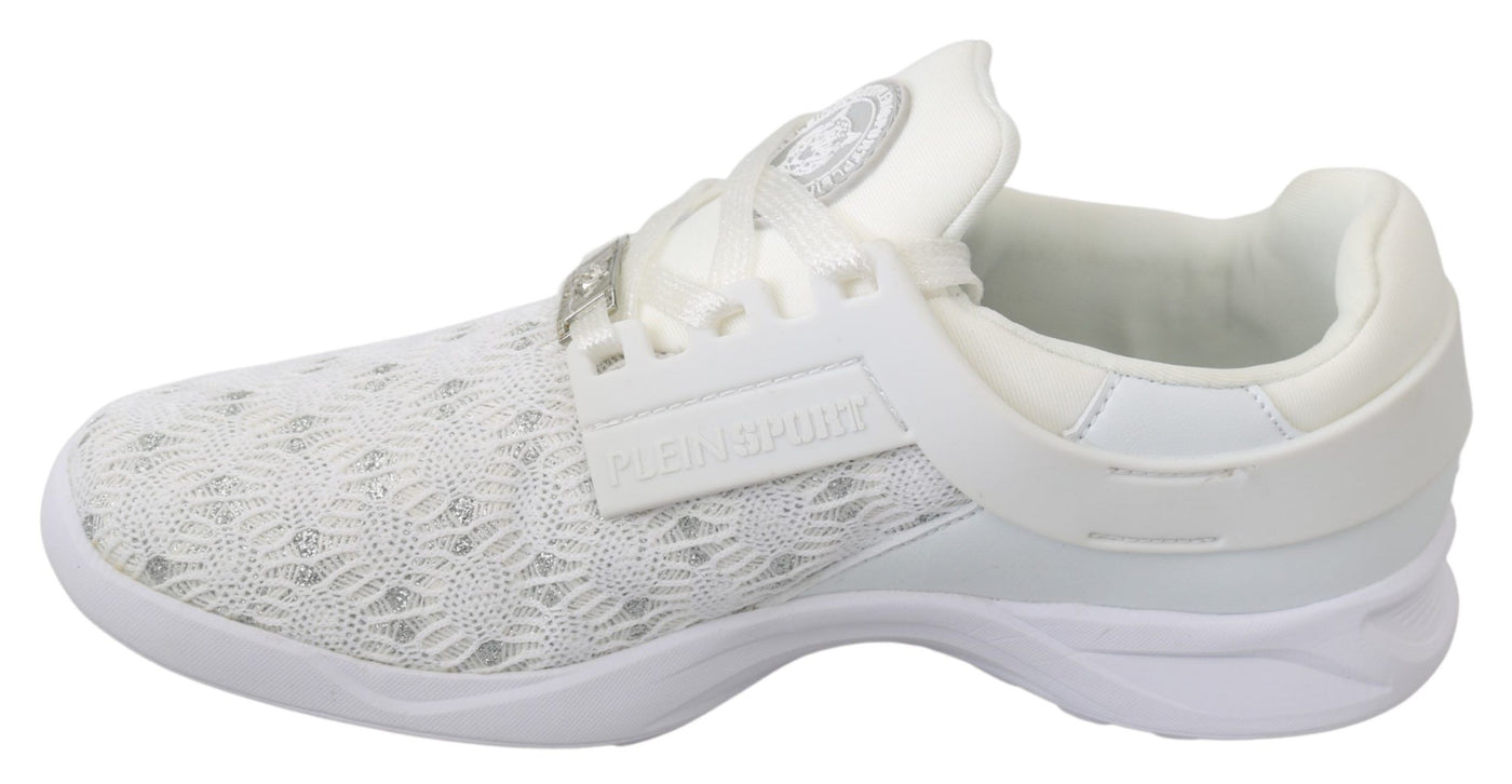 Philipp Plein Weiß Polyester Freizeitschuhe Schuhe