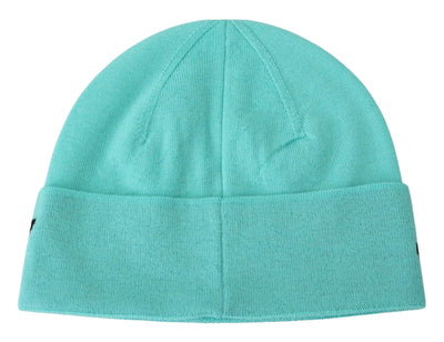 Givenchy Grüne Wollmütze Unisex Logo Hut