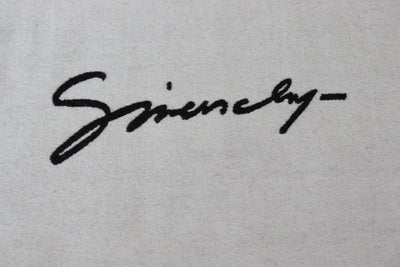 Givenchy Schwarz Weiß Wolle Unisex Winter Warm Schal Wrap Schal