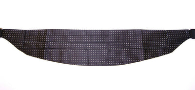 Dolce & Gabbana Schwarzer Smoking Kummerbundgürtel mit Taille