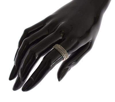 Nialaya Schwarz CZ 925 Sterling Silber Damen Ring