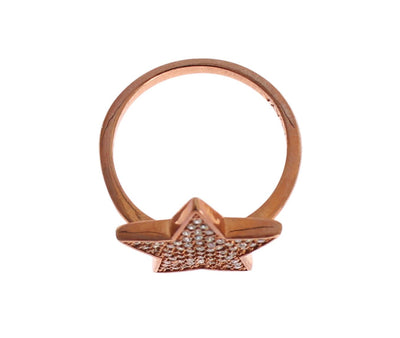 Nialaya Damen klar CZ Stern 925 Silber Ring