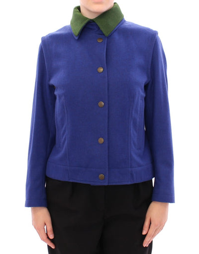 Andrea Incontri Habsburg Blau Grün Wolljacke Mantel