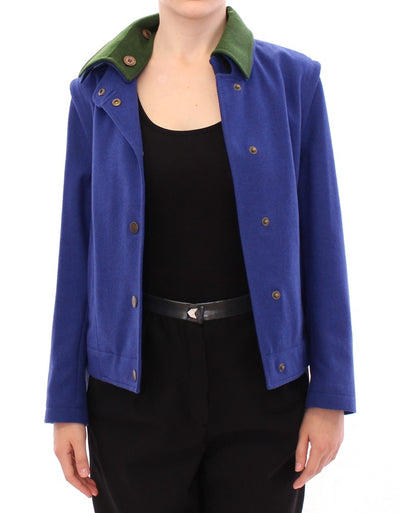 Andrea Incontri Habsburg Blau Grün Wolljacke Mantel