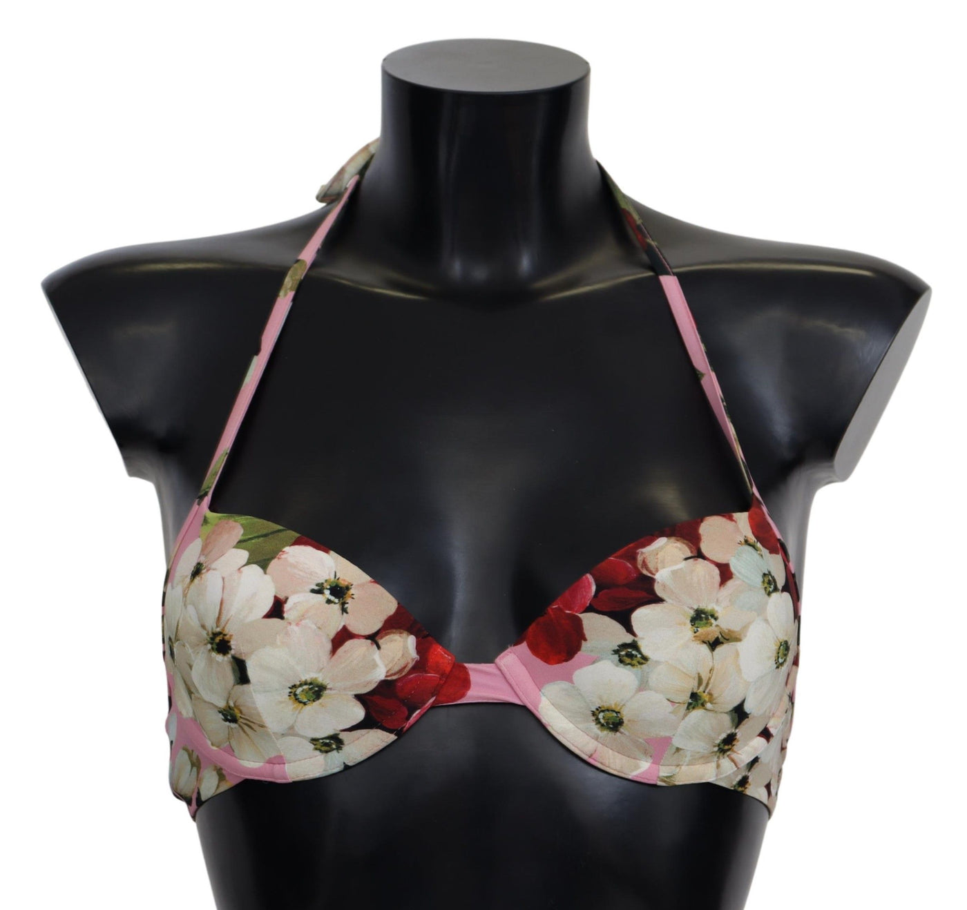 Dolce & Gabbana Multicolor Floral Badeanzug Bademode Bikini-Oberteile