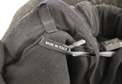 La Maison du Couturier Schwarzer Leder-Overall