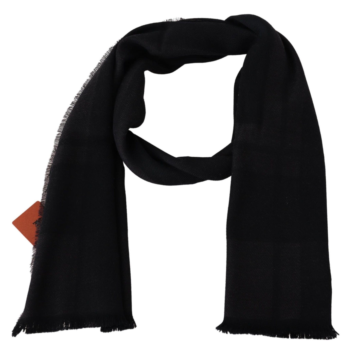 Missoni Schwarzer Unisex-Halstuchschal aus 100% Wolle