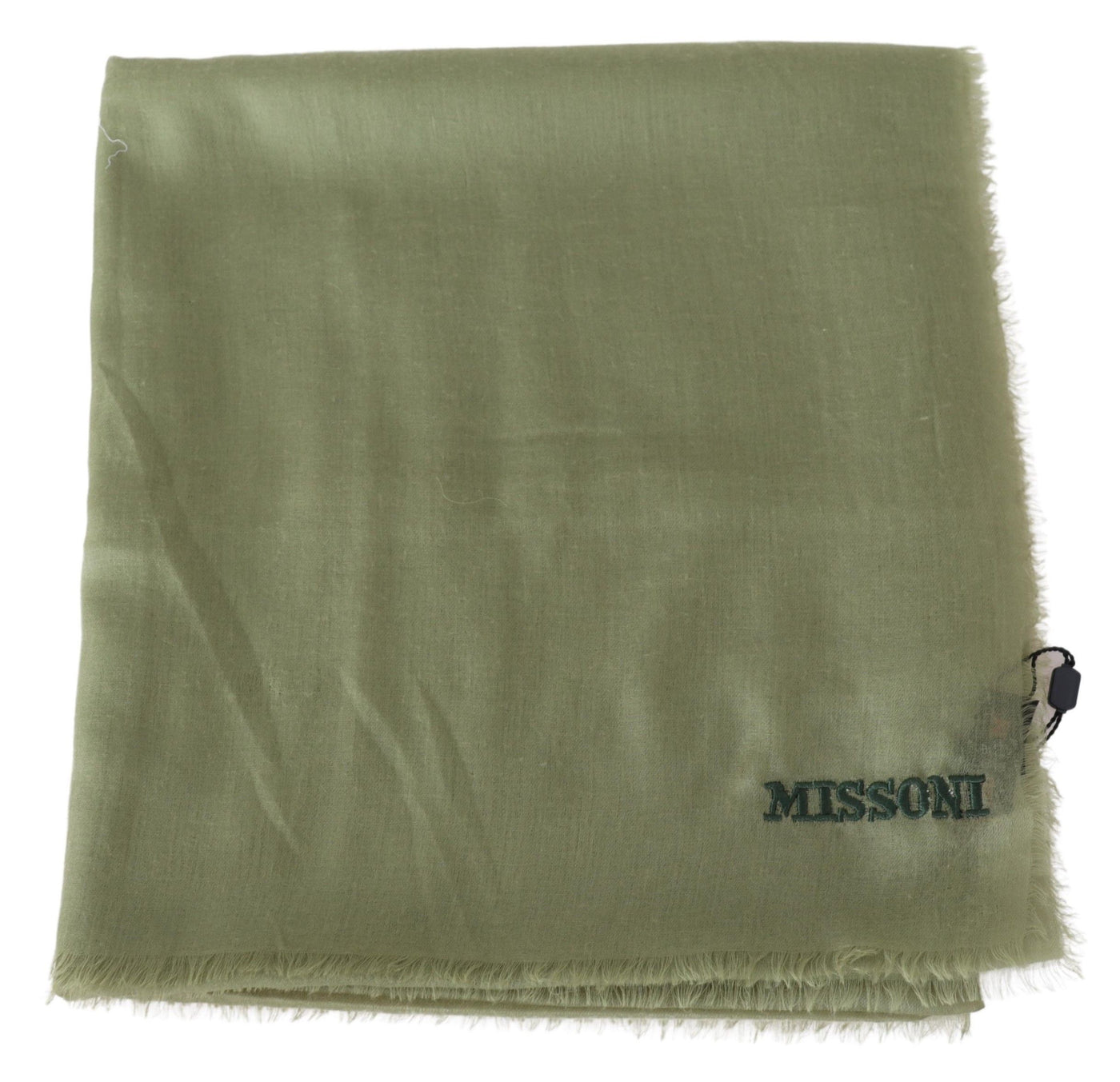 Missoni Grüner Kaschmir-Unisex-Halstuchschal