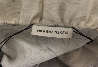 Vika Gazinskaya Blaue Baumwollbluse Tunika