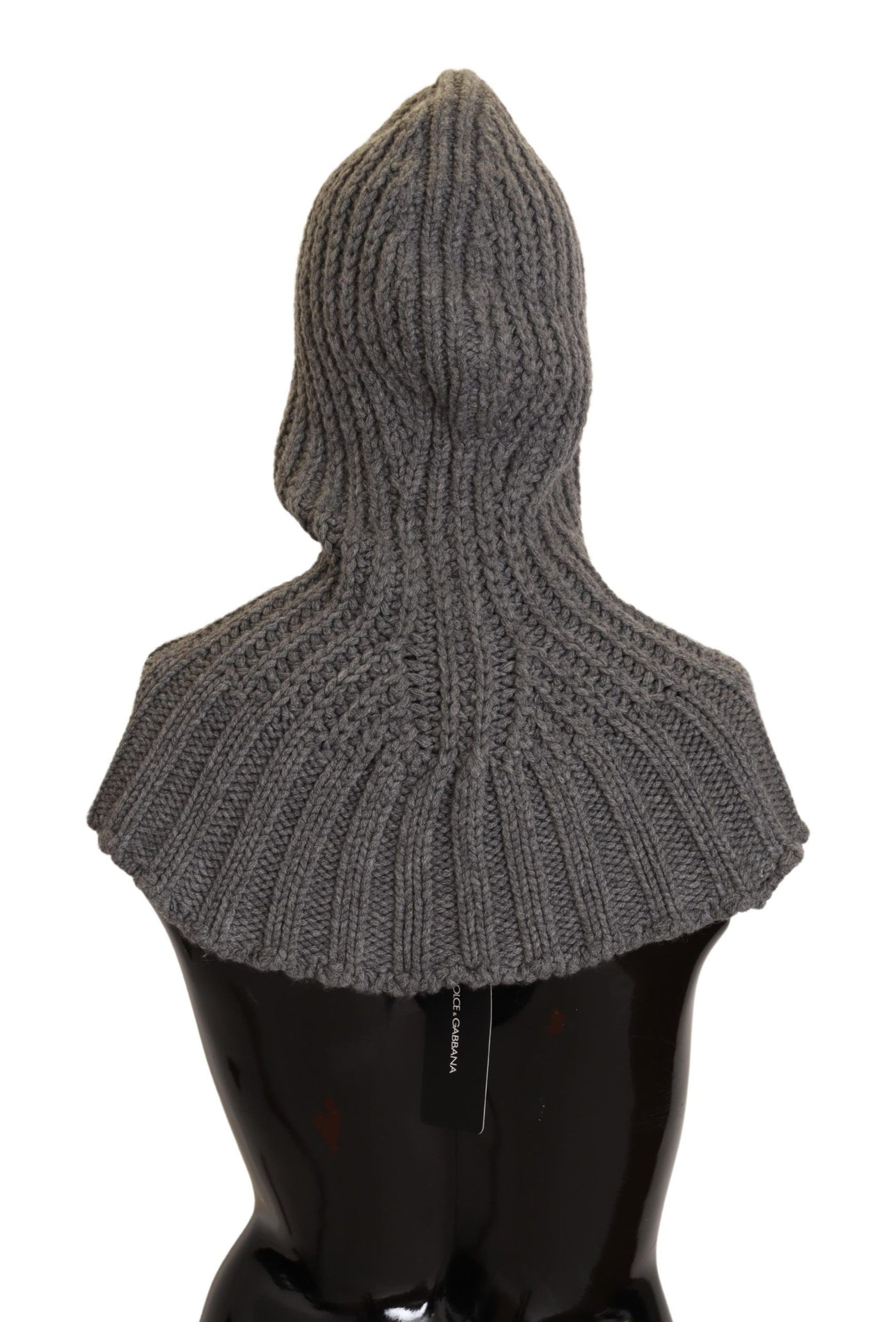Dolce & Gabbana Grau 100% Kaschmir gestrickt Wrap One Size Schal