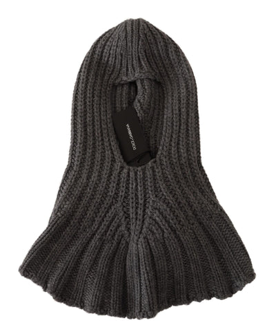 Dolce & Gabbana Grau 100% Kaschmir gestrickt Wrap One Size Schal