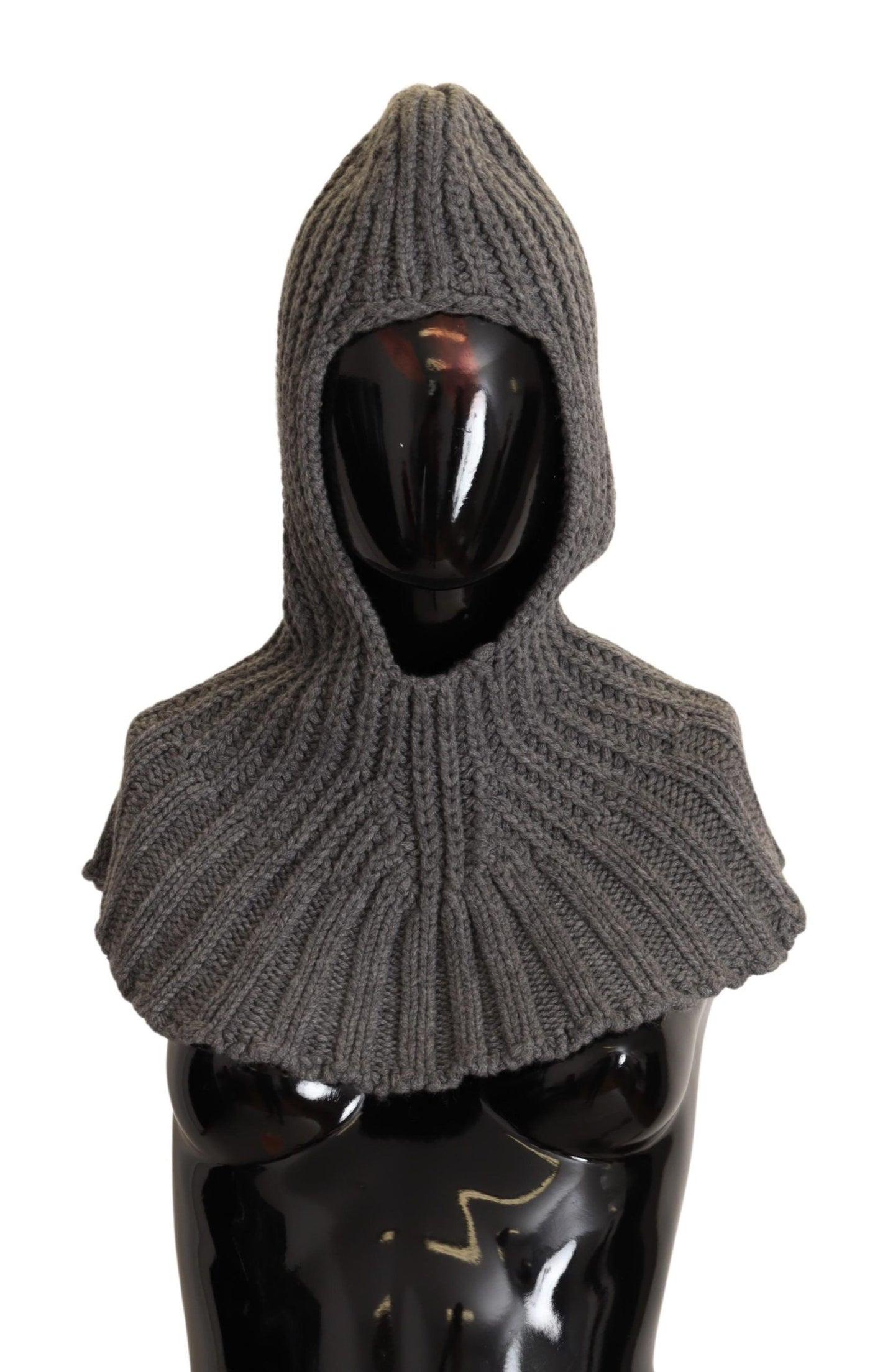 Dolce & Gabbana Grau 100% Kaschmir gestrickt Wrap One Size Schal