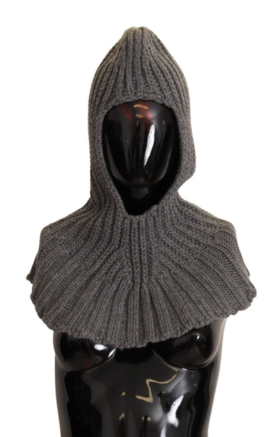 Dolce & Gabbana Grau 100% Kaschmir gestrickt Wrap One Size Schal