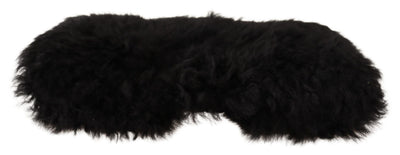 Dolce & Gabbana Schwarzer Kaschmir Pelz Frauen Beanie Frauen Hut