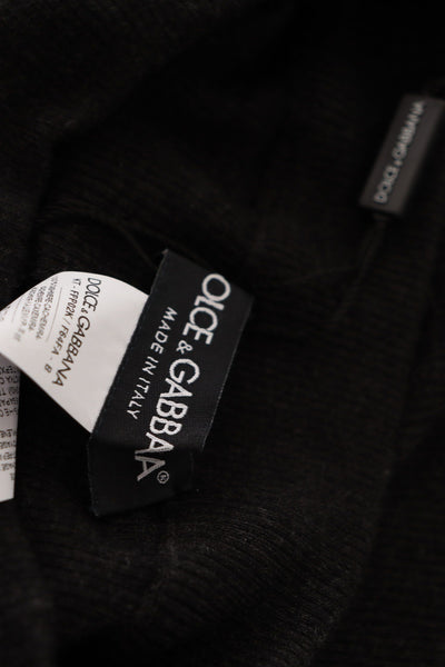 Dolce & Gabbana Graue Kaschmirstrumpfhose Strümpfe Strumpfhosen Socken