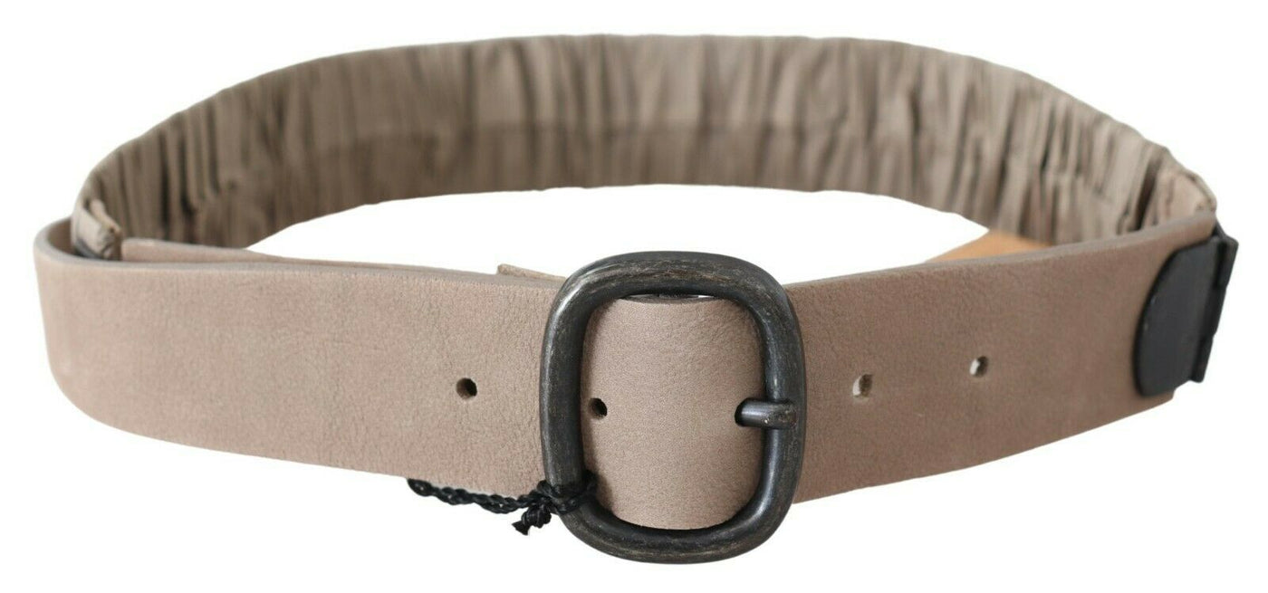 GF Ferre Brauner Gürtel aus massivem Leder mit Metallschnalle
