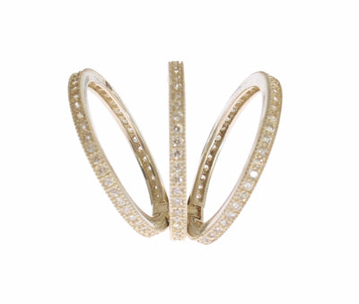 Nialaya Silber Damen klar CZ 925 Sterling Ring