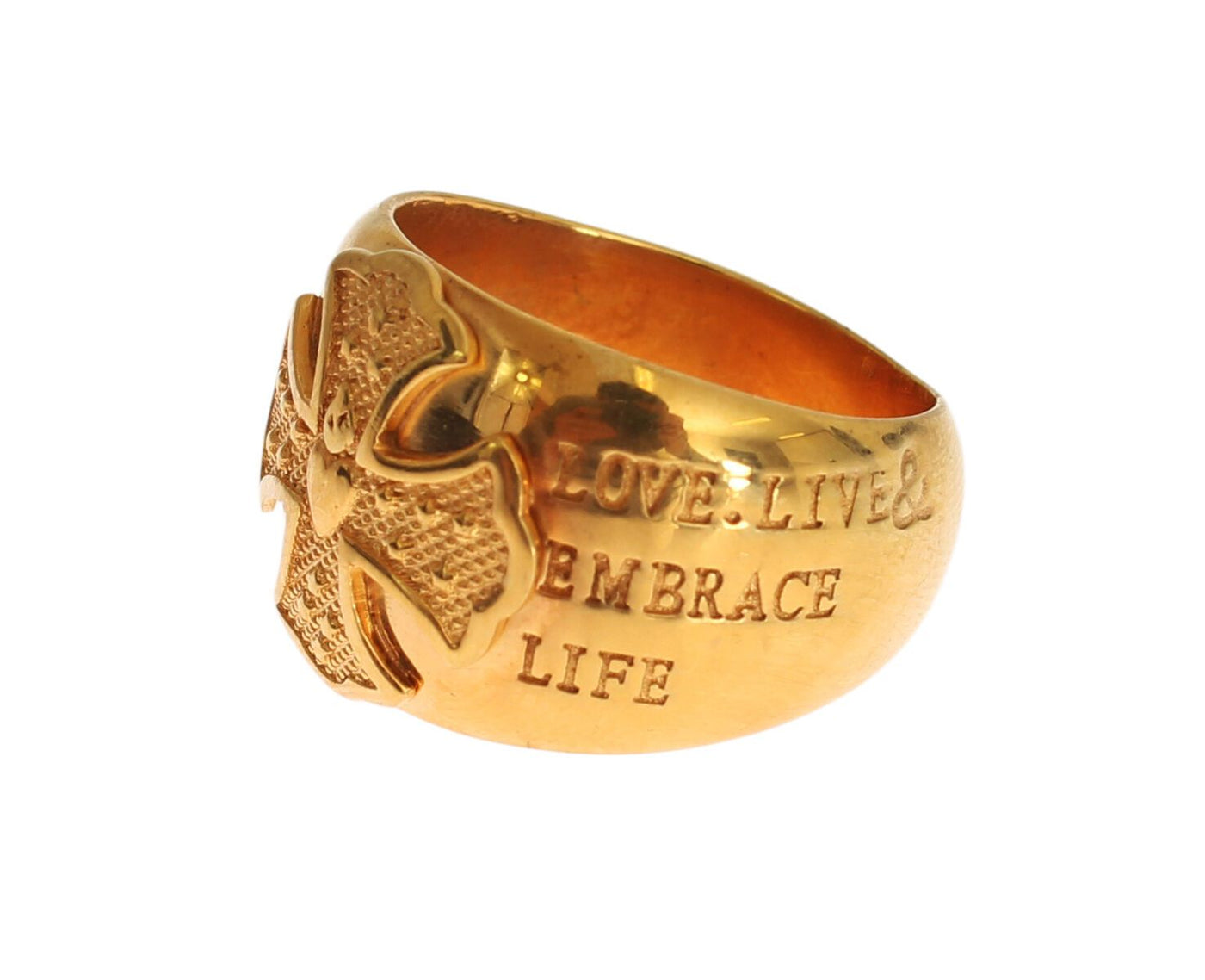 Nialaya Goldplattierter 925 Silber Damenring
