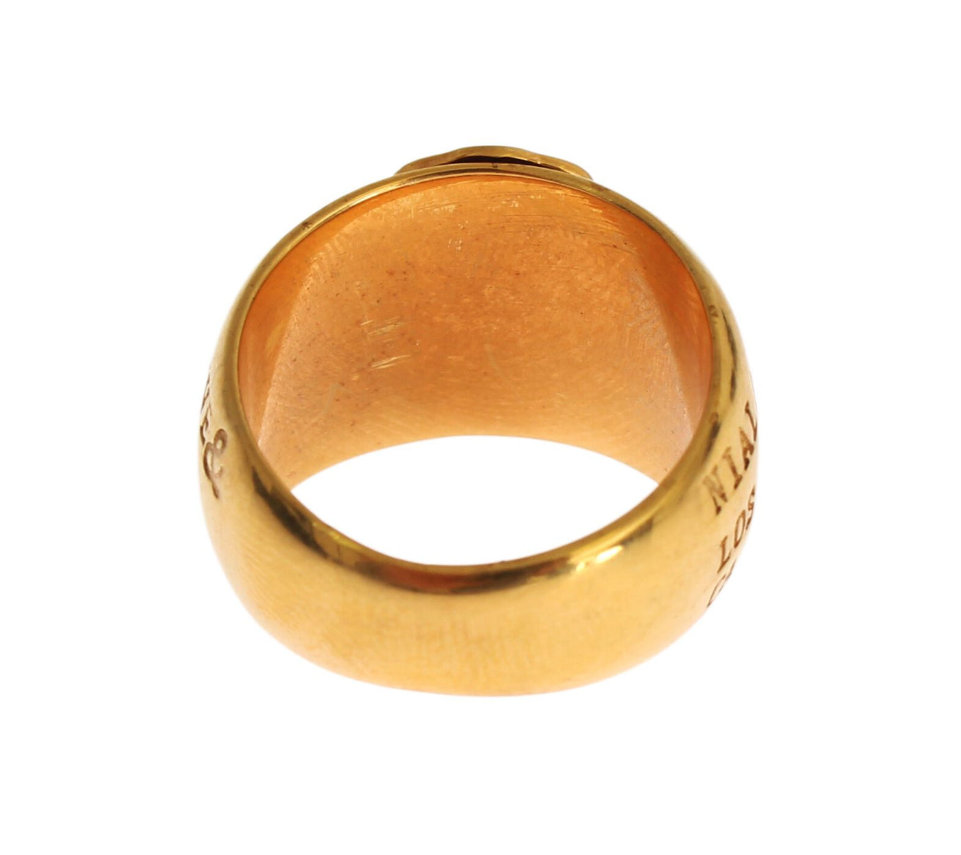 Nialaya Goldplattierter 925 Silber Damenring