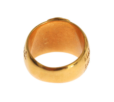 Nialaya Goldplattierter 925 Silber Damenring