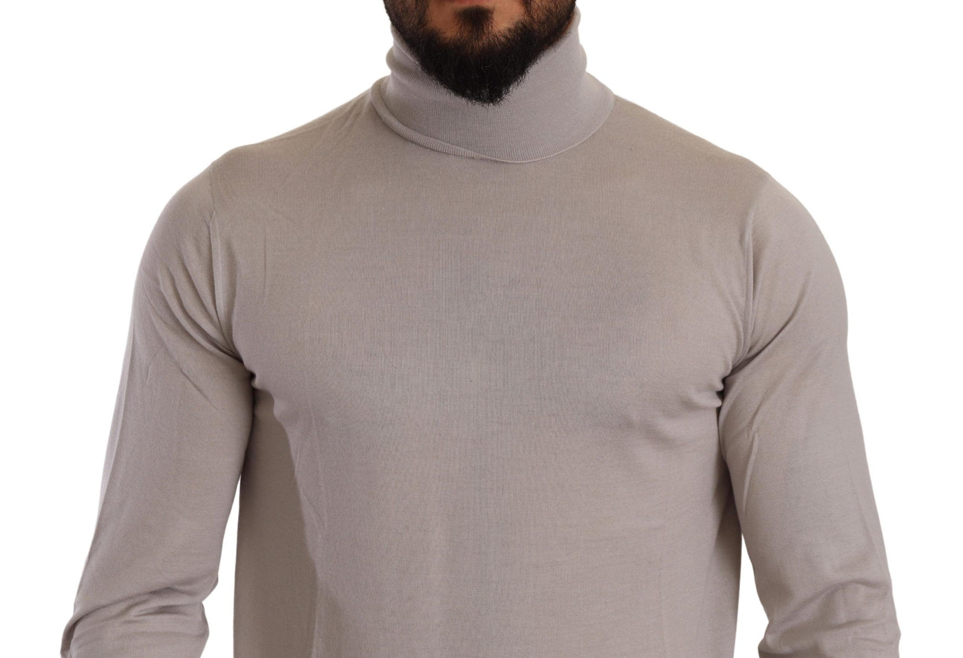 Dolce & Gabbana Grauer Kaschmir-Rollkragenpullover