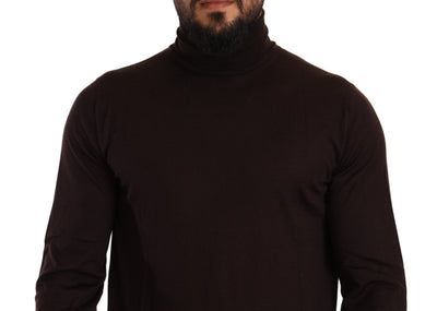 Dolce & Gabbana Brauner Kaschmir-Rollkragenpullover