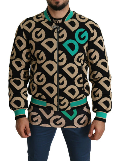 Dolce & Gabbana Mehrfarbige DGMILLENNIALS Jacke mit Logodruck