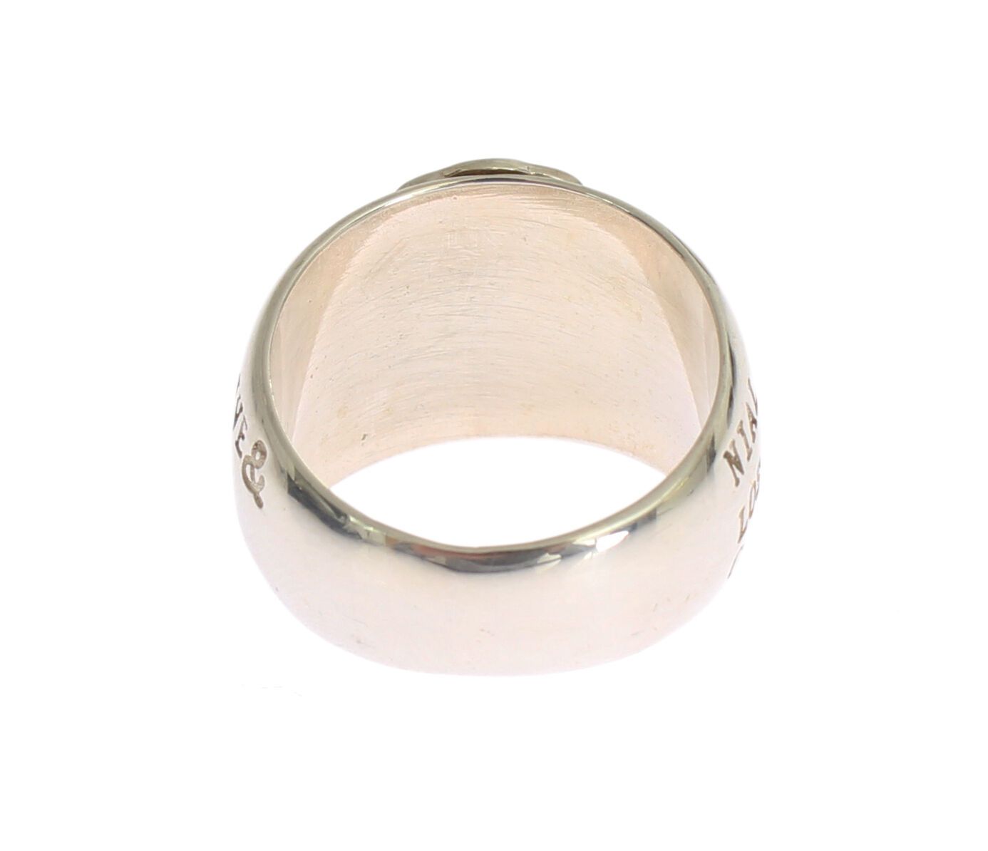 Nialaya Silber Kreuz Damen 925 Sterling Ring